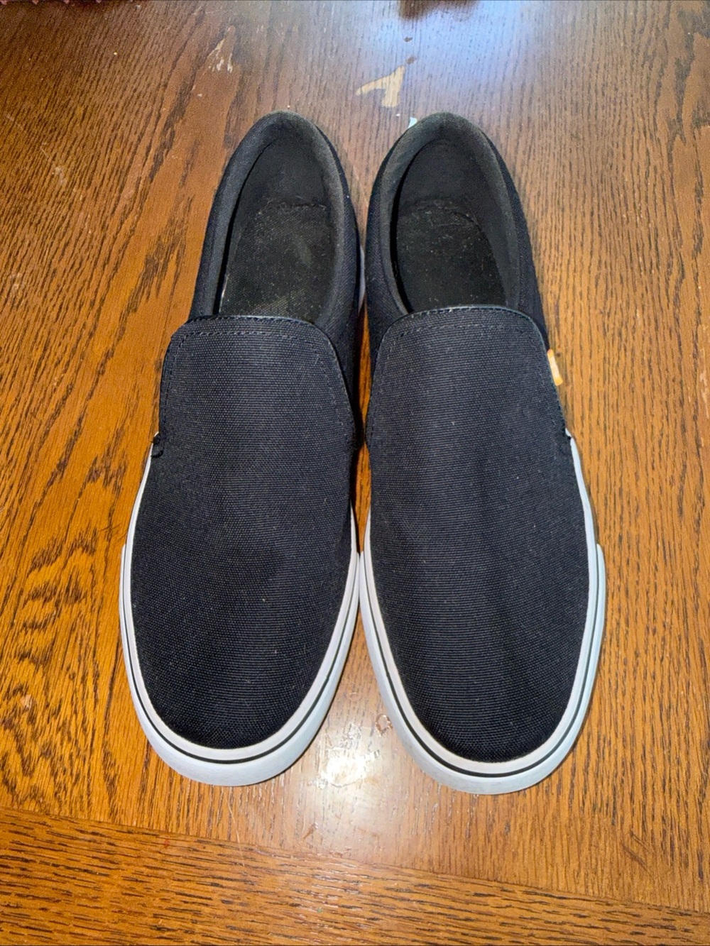 Nike | Women's 10 Court Royale AC Slip-On Black Canvas Sneakers Casual Shoes ✨️